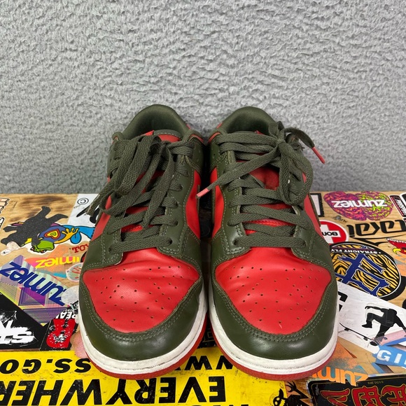 Nike‎ Dunk Low Cargo Khaki Mystic Red - Picture 2 of 7